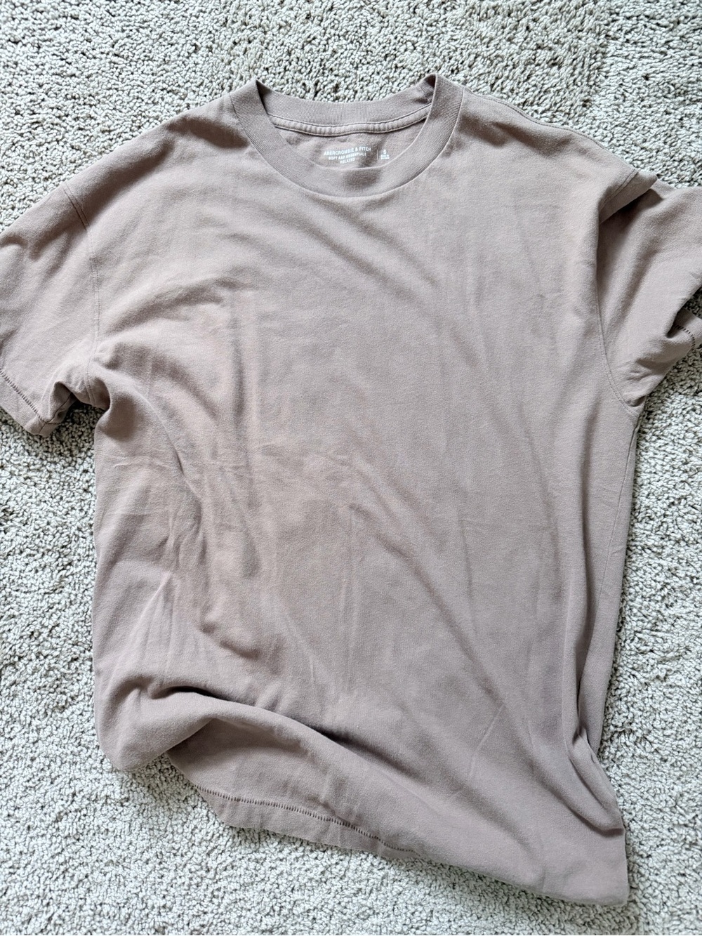 Abercrombie & Fitch Essential T-Shirt - Light Brown